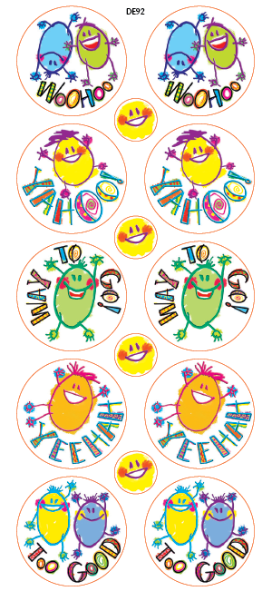 Sticker Woho DE92: WooHoo - Reward Stickers – Discovery Educational