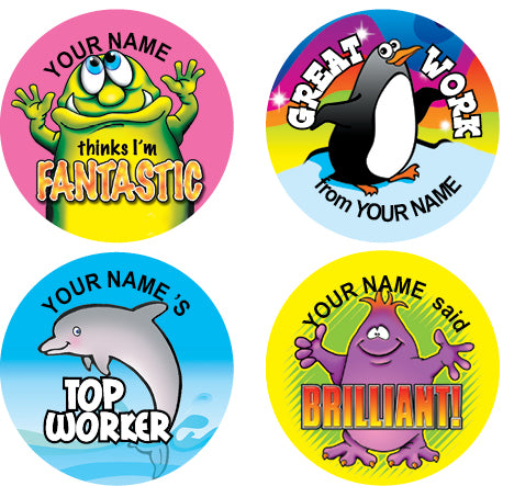PS07 Multi Pack Personalised Stickers – Discovery Educational